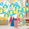 Big Dot of Happiness Ducky Duck - Baby Shower or Birthday Party Hanging Decor - Party Decoration Swirls - Set of 40 - 2 of 4