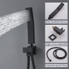 ALEXOUN 10 inch Shower Head Bathroom Luxury Rain Mixer Shower Complete Combo Set Wall Mounted - 2 of 4