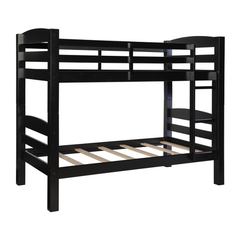 Avery Twin Over Bunk Bed Black, Powell Bunk Bed Assembly Instructions