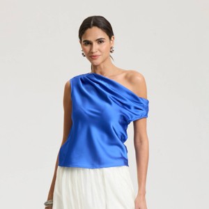 Women's Asymmetrical Shoulder Top - A New Day™ - 1 of 2