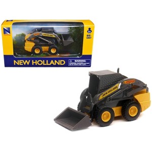 New Holland L228 Skid Steer Yellow Diecast Model by New Ray - 1 of 3