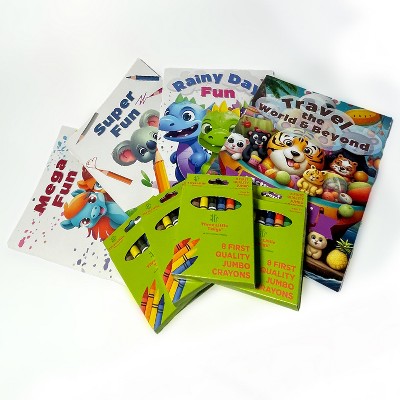 Three Little Twigs: Beginners Activities Coloring Books 8pc Bundle -Ages 3+