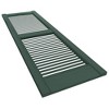 Plastic Development Group 14 x 55 Inch Exterior Vinyl Louvered Shutters, Green - 3 of 4