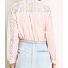 Women's Chambray & Lace Blouse - Hayden LA - 2 of 4