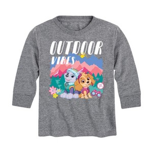 Boys' - Paw Patrol - Outdoor Vibes Long Sleeve Graphic T-Shirt - 1 of 4