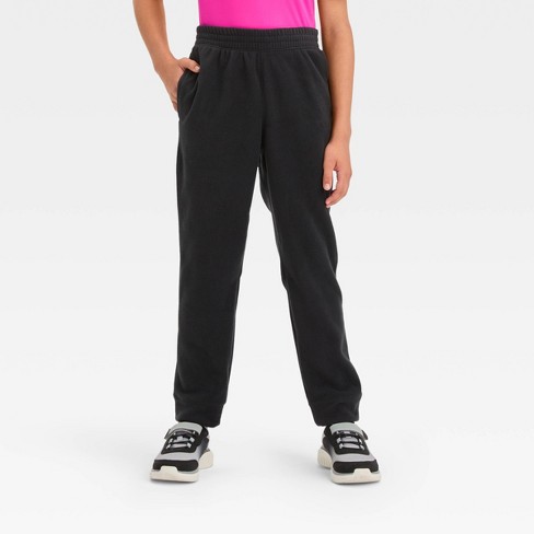 Boys' Soft Gym Jogger Pants - All In Motion™ Black L
