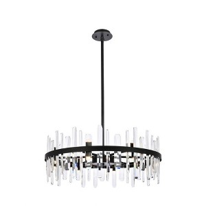 Elegant Lighting Serena 16 - Light Chandelier in  Black - 1 of 4