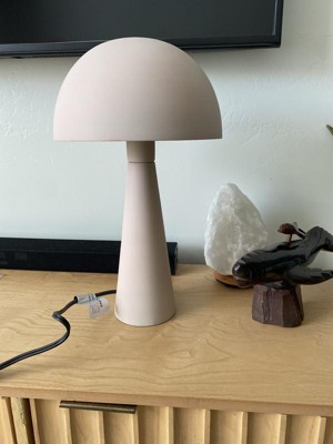 16 Modern Iron Mushroom White Table Lamp - Nourison : Target