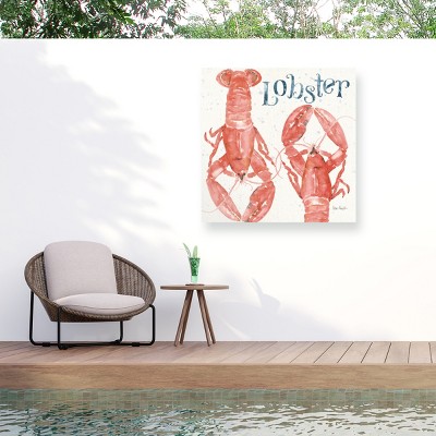 "Beach House Kitchen Vi" Outdoor Canvas