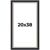 PosterPalooza | Embellished Black Picture Frame - UV Acrylic, Foam Board Backing, Hanging Hardware - 2 of 4