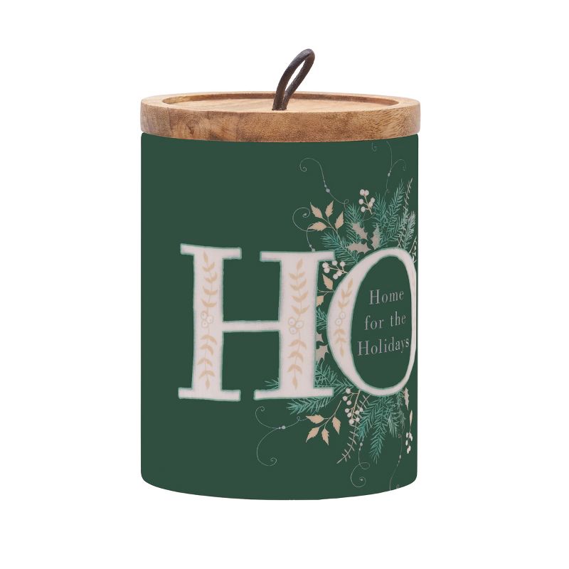 Gallerie II Emerald Christmas Canister Md, 1 of 6