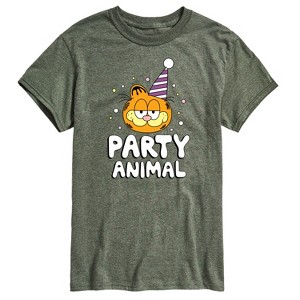 Men's - Garfield - Garfield Party Animal Short Sleeve Graphic T-Shirt - 1 of 4