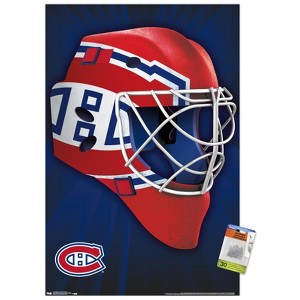Trends International NHL Montreal Canadiens - Mask 16 Unframed Wall Poster Prints - 1 of 4