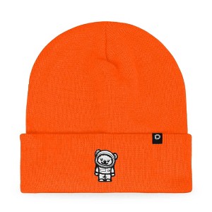 Dalix Ice Bear Embroidered Beanie Astronaut Warm Winter Knit Hat for Men - 1 of 4