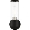 Livex Lighting Banca 1 - Light Sconce in  Black/Brushed Nickel - 3 of 3