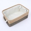 Unique Bargains Fabric Collapsible Storage Organizer Basket with Handles - 3 of 4