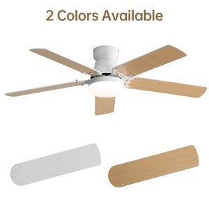 Sofucor 42'' Lighted Ceiling Fan for Indoor/Outdoor with 5 MDF 2-color Blades - 1 of 4