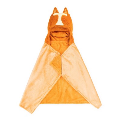 Bingo Kids' Hooded Blanket Orange - Bluey : Target