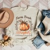 Simply Sage Market Women's Graphic Sweatshirt Coquette Farm Fresh Pumpkin - 3 of 4
