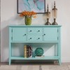 NicBex Modern Sideboard Buffet Cabinet with Adjustable Shelves Large Buffet Storage Cabinet with 2 Drawers for Kitchen,Living Room - 2 of 4