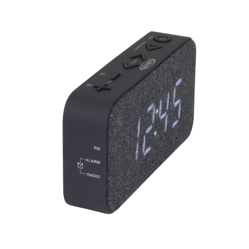 JENSEN JCR-229 FM Digital Dual Alarm Clock Radio, 3 of 6