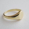 Taylor Signet Ring in Gold, Rose Gold, Silver - Honeycat - 4 of 4
