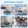 Itopfox Memory Foam Seat Cushion for Office Chair, Car, Airplane - Sciatica & Hip Pain Relief, Coccyx Support for Long Sitting, Non-Slip, Washablex - 3 of 4