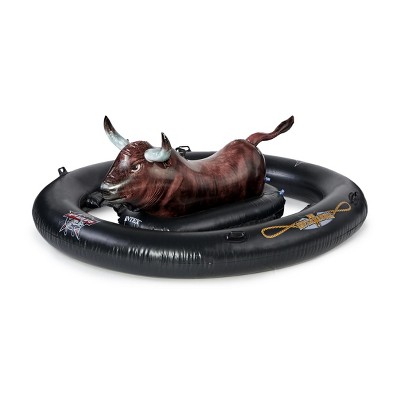 inflatable pool float bull