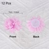 Unique Bargains Durable Versatile Chiffon  Artificial Flowers for Graduation Headbands 12 Pcs - 2 of 4