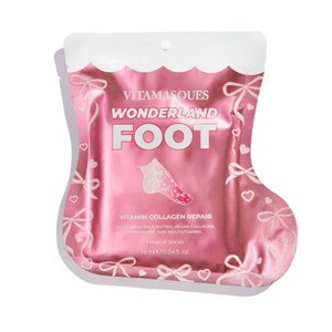 Vitamasques Stocking Stuffer Wonderland Moisturizing Foot Mask - 0.54 fl oz - 1 of 4
