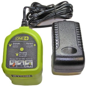 Ryobi 18v One+ Li-on & Ni-cad Replacement Slow Charger # 140106007 - 1 of 2