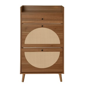 Chery Life Shoe Cabinet with 2 Door & 1 Drawer, Shoe Rack, Double Layer, Suitable for Entrance - 1 of 4