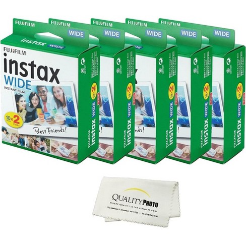 Fujifilm Instax Wide Instant Film 10 Pack (100 Exposures) For Use 