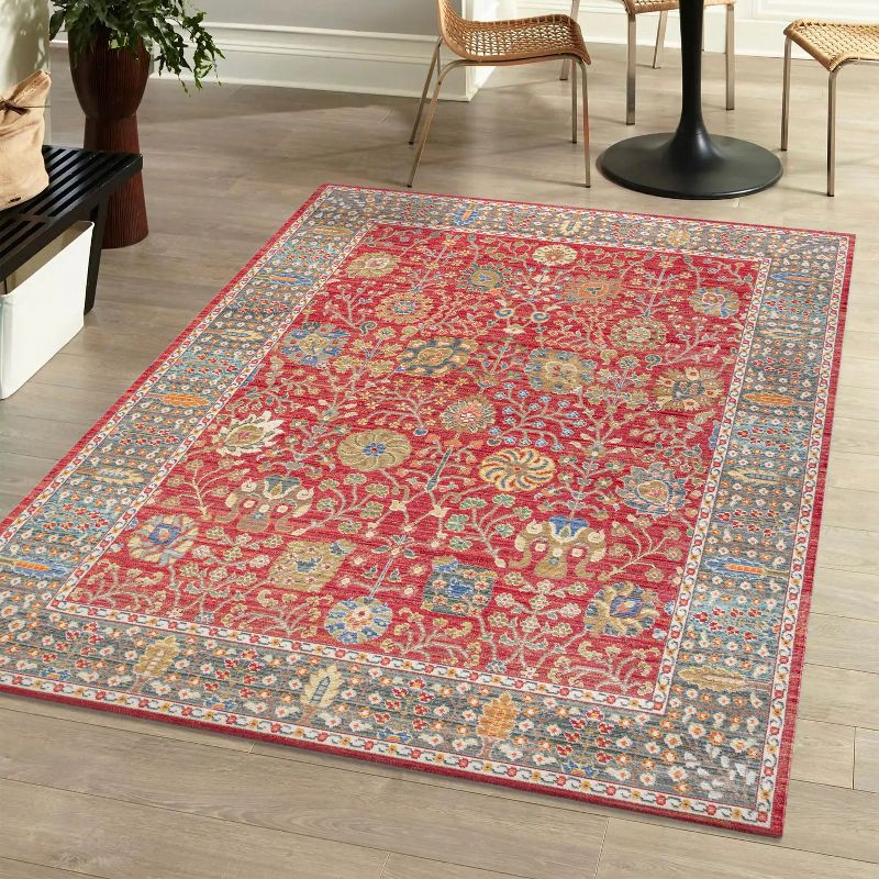 India Flower and Vine Area Rug - JONATHAN Y, 1 of 11