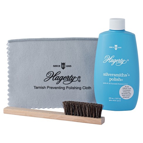 Hagerty Jewelry Polishing Cloth  removes tarnish from silver and gold