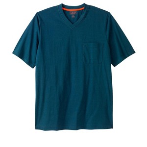 Boulder Creek by KingSize Men's Big & Tall Heavyweight Pocket V-Neck Tee - 1 of 4
