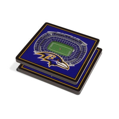 NFL Baltimore Ravens 3D Stadium View Coaster