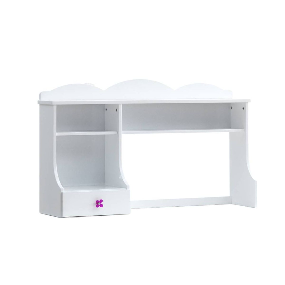 Meyer Hutch White - Acme Furniture: Office Hutch Tops with Fixed Shelf & Storage Drawer - thumbnail 7