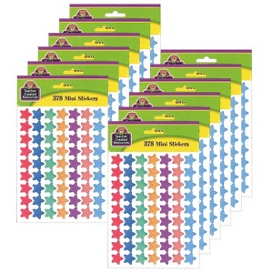 Teacher Created Resources® Watercolor Stars Mini Stickers, 378 Per Pack, 12 Packs - 1 of 3