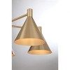 Savoy House Pharos 5 - Light Chandelier in  Noble Brass - 3 of 4