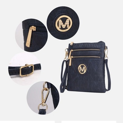 MKF Collection Signature Crossbody Wristlet Bag – Compact Monogram Phone Purse, Scarlett | MKF Collection by Mia K - Camel — фото 3