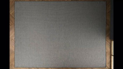 Cozy Modern Black and White Abstract 5' x 7' Area Rug