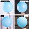 PartyWoo Balloons Light Blue Baby Pastel Sky Aqua 18 12 10 5 Inch 140 pcs - 3 of 4