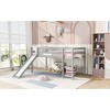 Twin Size Loft Bed with Slide for Bedroom - 3 of 4