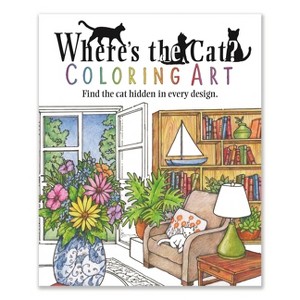 Where's the Cat? Coloring Art - by  Product Concept Editors (Paperback) - 1 of 1