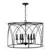 Capital Lighting Amara 6 - Light Pendant in  Matte Black/Brass - image 3 of 4