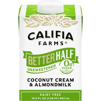 Califia Farms Coconut/Almond Blend Better Half Unsweetened Creamer - 16.9 fl oz