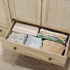 Famapy Yellow Wooden Wardrobe Armoire Closet Freestanding Hall Tree - 4 of 4