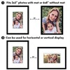 Americanflat Picture Frame with Mat - Modern Design, Shatter-Resistant Glass, Dual Sawtooth Hangers, Ideal for Home and Office Decor - 4 of 4