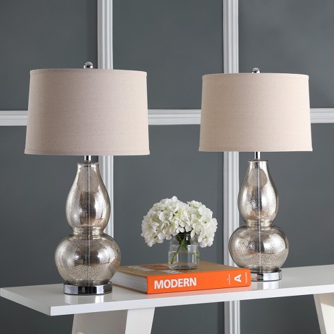 Mercurio Double Gourd Table Lamp (set Of 2) - Ivory/silver - Safavieh ...